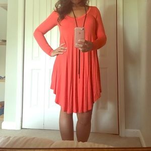 Size small orange dress